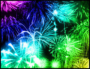 フォトショップ ブラシ Photoshop Brush 無料 イラスト 光 ビーム グリッター スパーク パーティクル 花火 Fireworks Photoshop Brushes