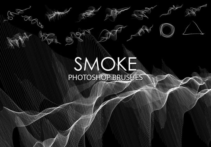 フォトショップ ブラシ 追加 おすすめ Photoshop Brush 無料 イラスト 煙 スモーク Free Abstract Smoke Photoshop Brushes 3