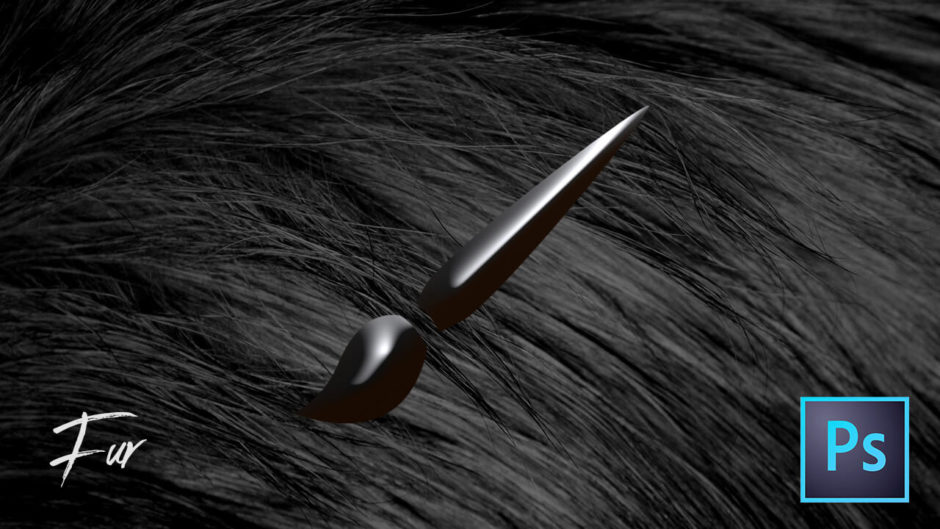 フォトショップ ブラシ Photoshop Fur Hair Brush 髪の毛 毛皮 無料 abr