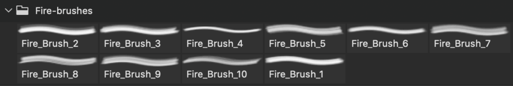 フォトショップ ブラシ Photoshop Brush 無料 イラスト 火 炎 ファイヤー Fire Brushes - Free Collection