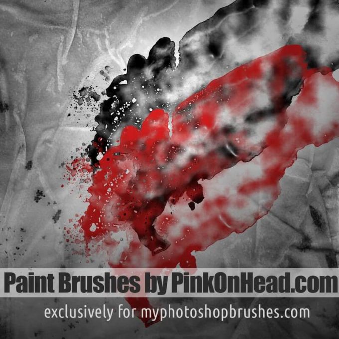 フォトショップ ブラシ テクスチャ キャンパス Photoshop Brush 無料 イラスト インク ペンキ 10 Paint Brushes