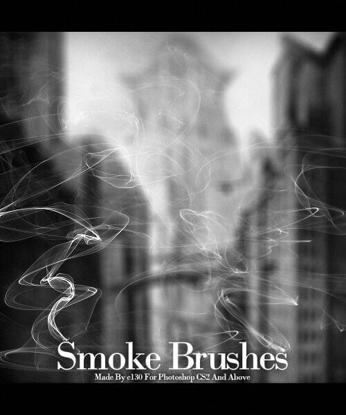 フォトショップ ブラシ 追加 おすすめ Photoshop Brush 無料 煙 スモーク イラスト Smoke Brushes