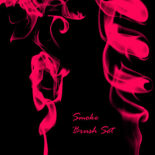 フォトショップ ブラシ 追加 おすすめ Photoshop Brush 無料 イラスト 煙 スモーク Smoke Brush Set