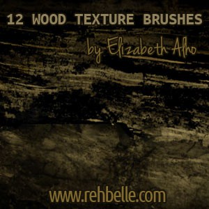 フォトショップ ブラシ Photoshop Brush 無料 イラスト 木 ウッド 木目 Wood Textures Brushes