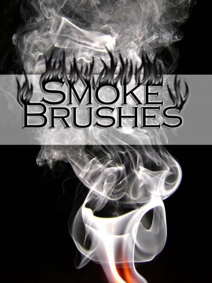 フォトショップ ブラシ 追加 Photoshop Brush 無料 イラスト 煙 スモーク おすすめ Smoke Brushes Adobe7.0+