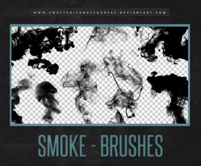 フォトショップ ブラシ 追加 Photoshop Brush 無料 煙 スモーク イラスト Smoke Brushes | Photoshop