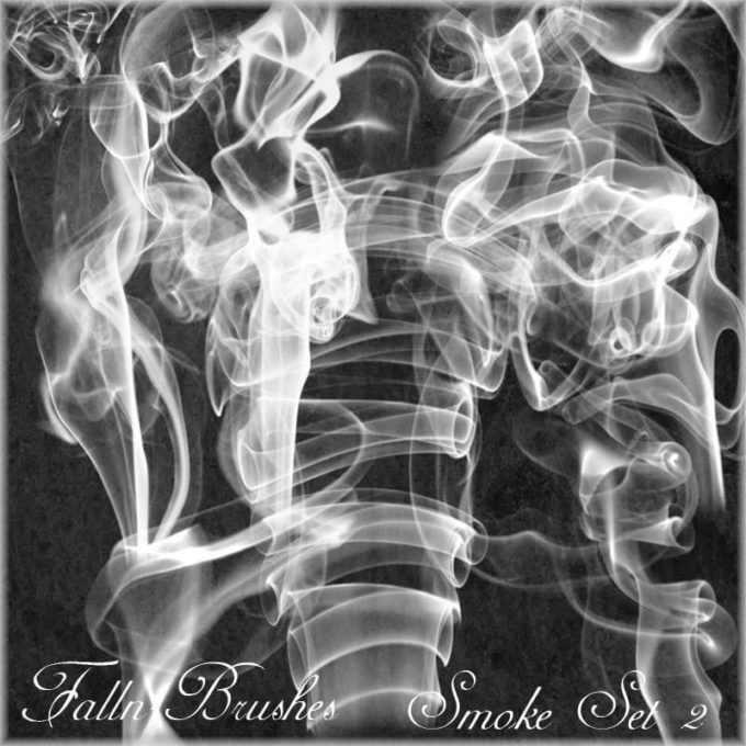 フォトショップ ブラシ 追加 無料 煙 おすすめ スモーク Smoke Brushes Set 2