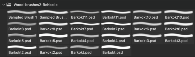 フォトショップ ブラシ Photoshop Brush 無料 イラスト 木 ウッド 木目 Wood Brushes The Sequel - Rehbelle