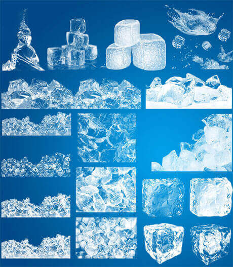 フォトショップ ブラシ Photoshop ice frozen Brush 無料 イラスト クリスマス 氷 アイス HD ice Photoshop Brushes