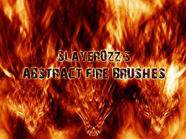 フォトショップ ブラシ Photoshop Fire Brush 無料 イラスト 火 炎 ファイヤー Abstract Fire Brushes
