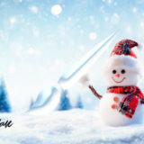 フォトショップ ブラシ 無料 雪だるま スノーマン Photoshop Snowman Brush Free abr