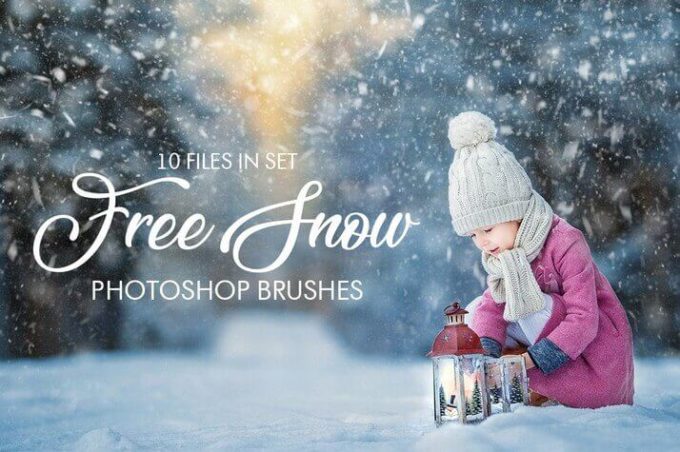 フォトショップ ブラシ Photoshop Snow Brush 無料 イラスト 雪 スノー  10 Free Snow Photoshop Brushes