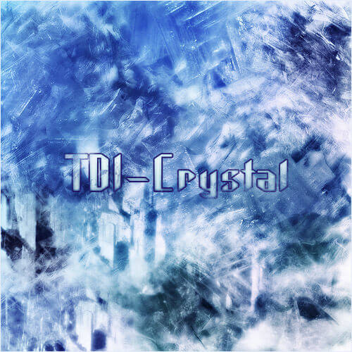 フォトショップ ブラシ Photoshop Glass  Crystal Brush 無料 イラスト ガラス クリスタル TDI-Crystal