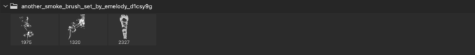 Adobe Photoshop Free Brush Preset Another Smoke abr 煙 スモーク 無料 素材 おすすめ ブラシ 追加