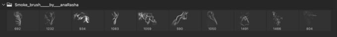 Adobe フォトショップ 無料 ブラシ 追加 プリセット abr Smoke 煙 スモーク 素材