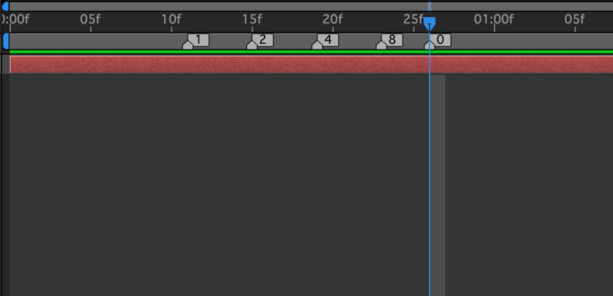 After Effects コンポジション マーカー 数字 ショートカット