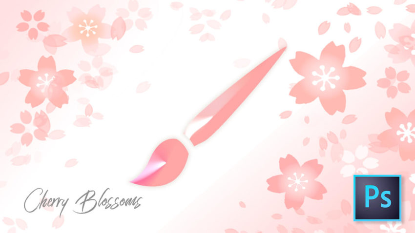 フォトショップ ブラシ Photoshop Cherry Blossoms Brush 無料 イラスト 桜 サクラ チェリーブロッサム