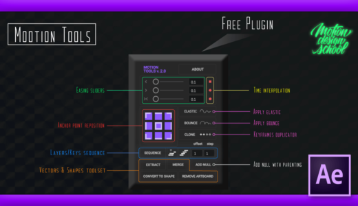 Adobe After Effects Motion Tools Free Plugin 使い方