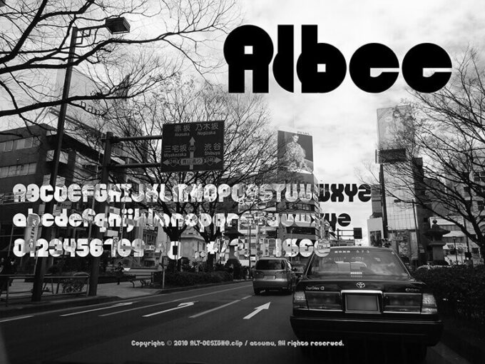 Free Font 無料 フリー フォント 追加 Albee