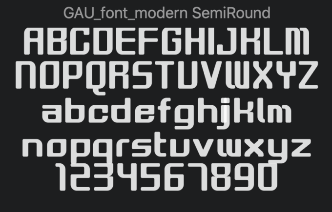 Free Font 無料 フリー レトロ ビンテージ フォント 追加  Modern Semi-Round