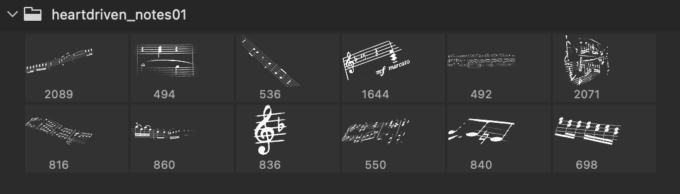 Adobe CC フォトショップ ブラシ Photoshop Music Note Brush 無料 イラスト 音楽 音符 楽譜 譜面 Music brushes