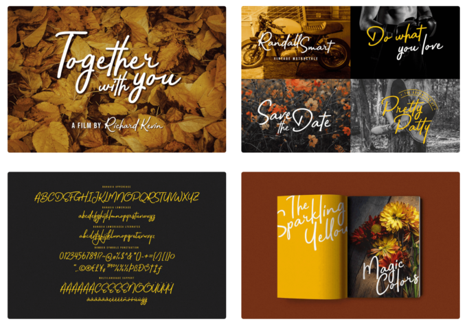 Free Font Design 無料 フリー フォント 追加 デザイン 筆記体 Bahagia