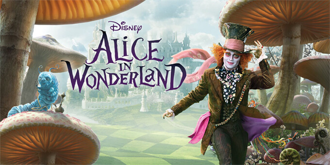 Free Font 無料 フリー おすすめ フォント 追加  ディズニー 不思議な国のアリス Alice in Wonderland