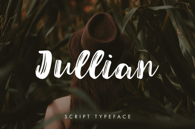 Free Font Design 無料 フリー フォント 追加 デザイン 筆記体 Jullian