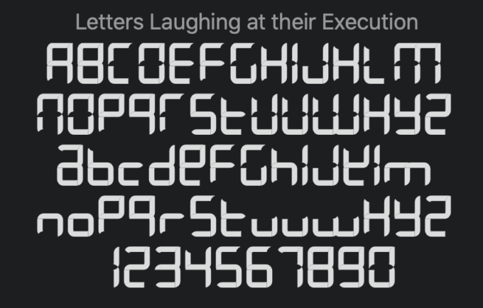 Free Font Digital 無料 フリー おすすめ フォント 追加 デジタル Letters Laughing