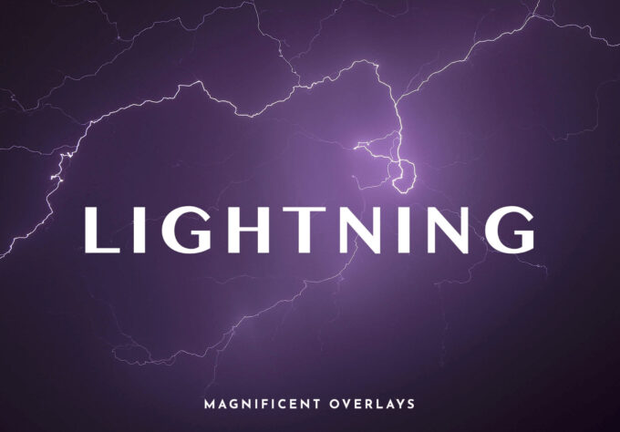 Photoshop Free Lightning Overlay Texture フォトショップ オーバーレイ テクスチャー 無料 フリー 雷 サンダー ライトニング Lightning MAGNIFICENT LIGHTNING OVERLAYS