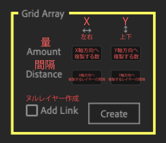 Adobe After Effects Utility BOX Clones Information クローン ツール Grid Array