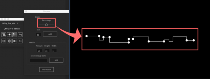 Adobe After Effects Utility BOX Shapes ツール Circles 操作 機能 使い方 解説