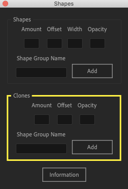 Adobe After Effects Utility BOX Shapes 1 ツール Clones