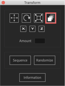 Adobe After Effects Utility BOX Transform トランスフォーム ツール パネル 不透明度（Transparent）