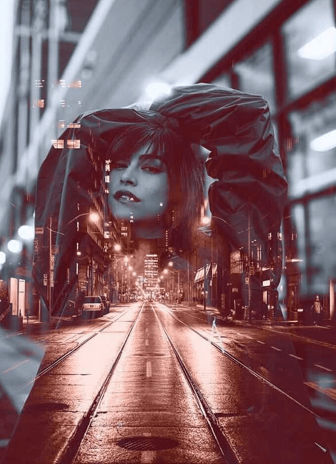 Adobe Photoshop Free Action Material 無料 フリー アクション 素材 お洒落 かっこいい 合成 ２つの画像 組み合わせ Double Exposure Photoshop Action