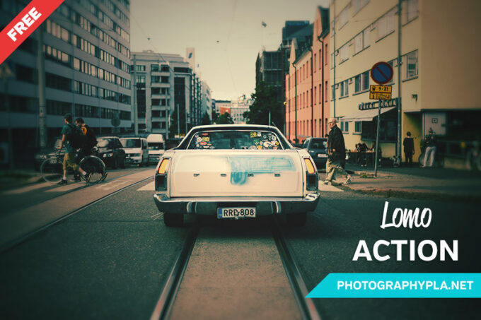 Adobe Photoshop Free Action Material フリー アクション 素材  ユニーク 加工 Free Lomo Photoshop Action