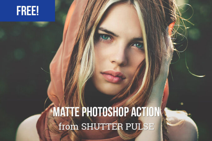 Adobe Photoshop Free Action Material フリー アクション 素材 ヴィンテージ レトロ オールドフィルム マット Free Matte Photoshop Action