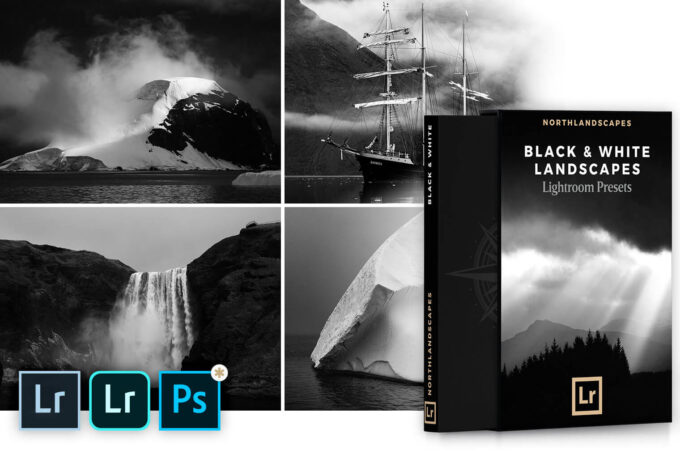 Adobe Lightroom Free Preset .xmp .lrtemplate 無料 フリー モノトーン モノクローム モノクロ 白黒 FREE Lightroom Presets for Black & White Landscapes