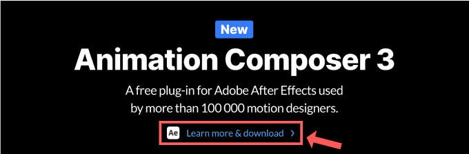 Adobe CC After Effects Free Plugin extension Animation Composer 無料 プラグイン エクステンション 無料 ダウンロード インストール