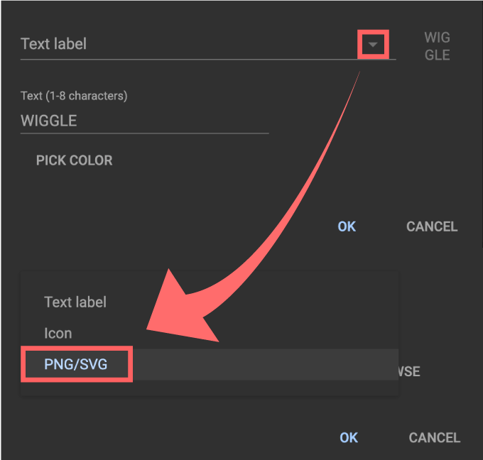 Adobe CC After Effects Script KBar2 機能 使い方 解説 セッティング Add Button Set Expression アイコン 設定 PNG/SVG