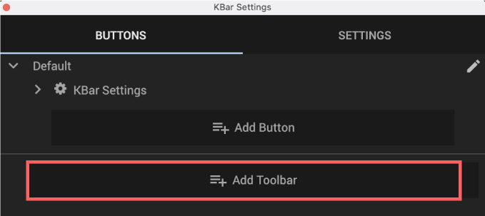 Adobe After Effects Script KBar 機能 使い方 解説 セッティング 新規 ツールバー 作成