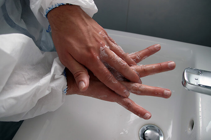 医療 看護 介護 無料 写真 イラスト 素材 ウイルス バイ菌 コロナ COVID 19 手洗い Hand wash