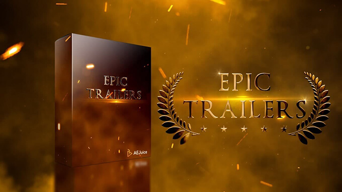 Adobe After Effects AEJuice ALL BUNDLE Lifetime 無料 おしゃれ オープニング タイトル プリセット Epic Trailers