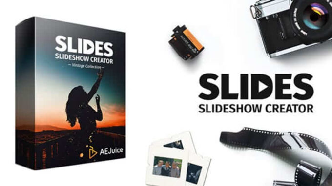 Adobe After Effects AEJuice ALL BUNDLE Lifetime お洒落 ヴィンテージ スライド 素材 プリセット 大量 Slides – Vintage Collection