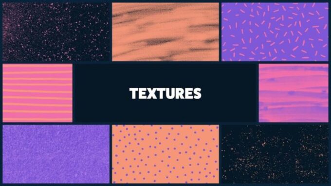Adobe After Effects Animation Composer テクスチャ アニメーション  プリセット Textures
