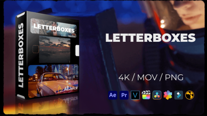 Adobe After Effects Premiere Pro AEJuice ALL BUNDLE Lifetime 無料 レターボックス プリセット Letterboxes