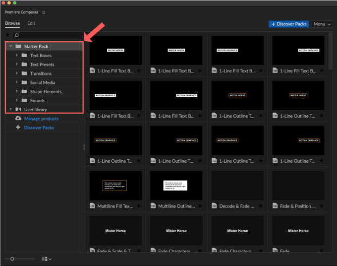 Adobe CC Premiere Pro Free Plugin extension Premiere Composer 無料 プラグイン エクステンション 無料  インストール starter pack install プリセット