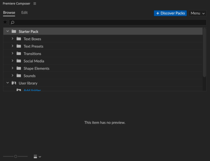 Adobe CC Premiere Pro Free Plugin extension Premiere Composer 無料 プラグイン エクステンション 無料 使い方 機能 解説 パネルレイアウト 変更 Compact view