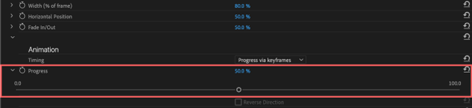 Adobe Premiere Pro After Effects Final Cut Pro X Free Plugin 無料 プラグイン FxFactory FXファクトリー Manifesto 機能 使い方 Animation Timing Progress via keyframes 設定