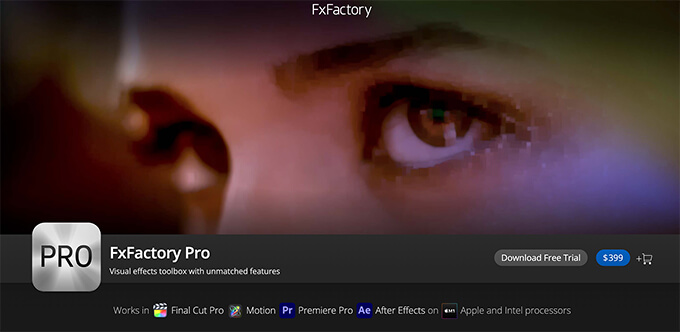 Adobe Premiere Pro After Effects Free Plugin FxFactory 無料 プラグイン FxFactory Pro